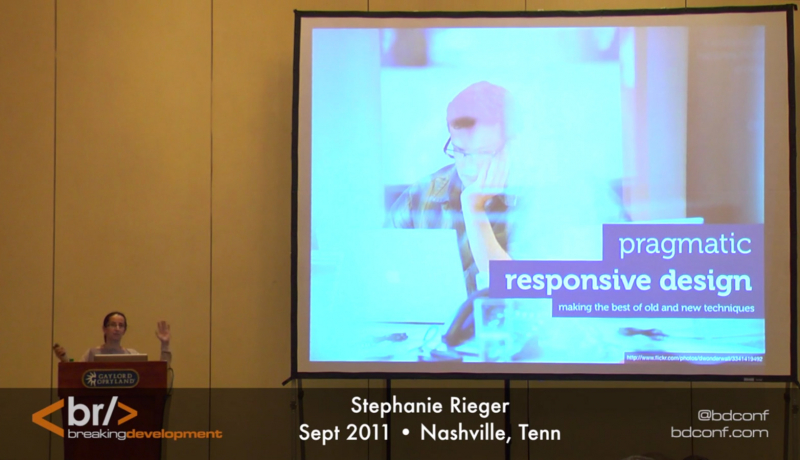 Pragmatic Responsive Design with Stephanie Rieger