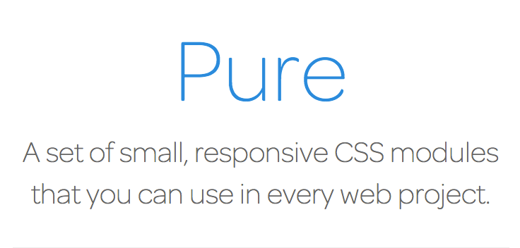 Pure CSS Framework Logo