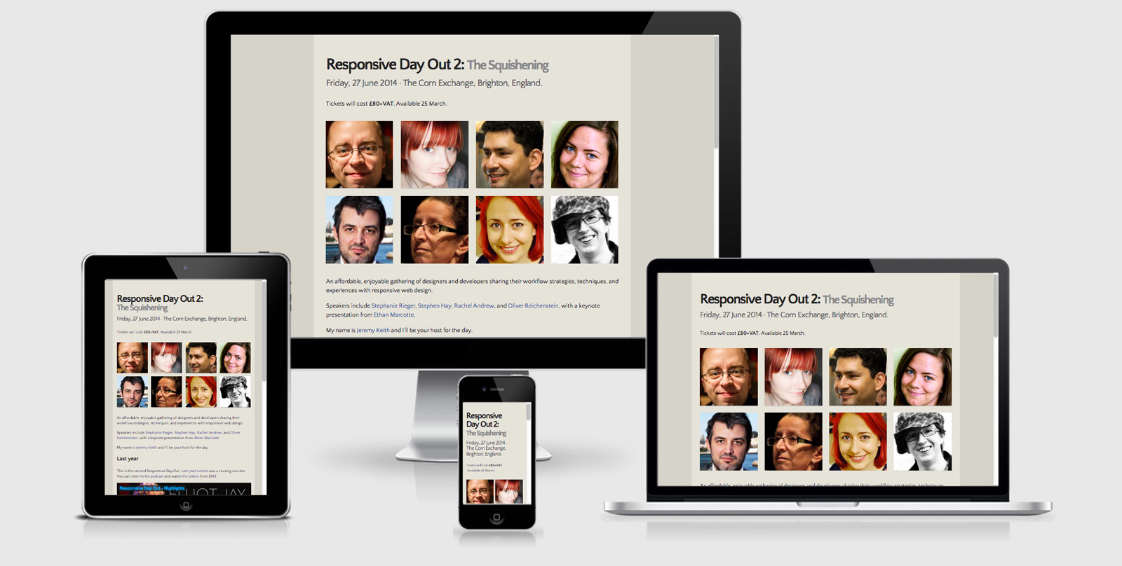 Responsive Day out Screen shots