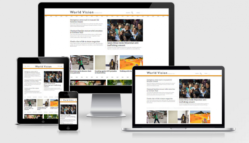 WorldVision Homepage