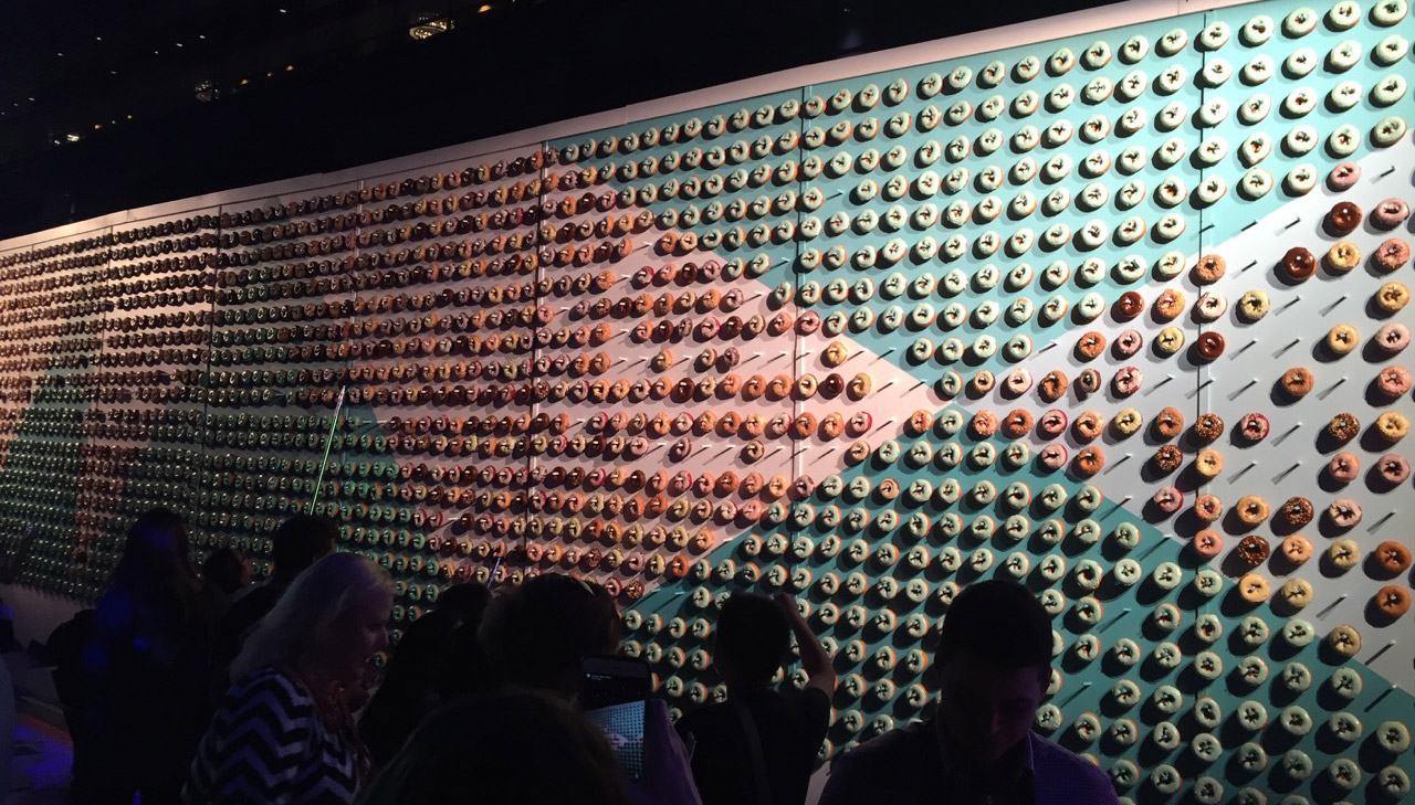 adobe max wall of donuts