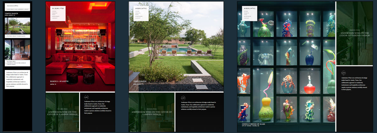 Andersson Wise Responsive Design