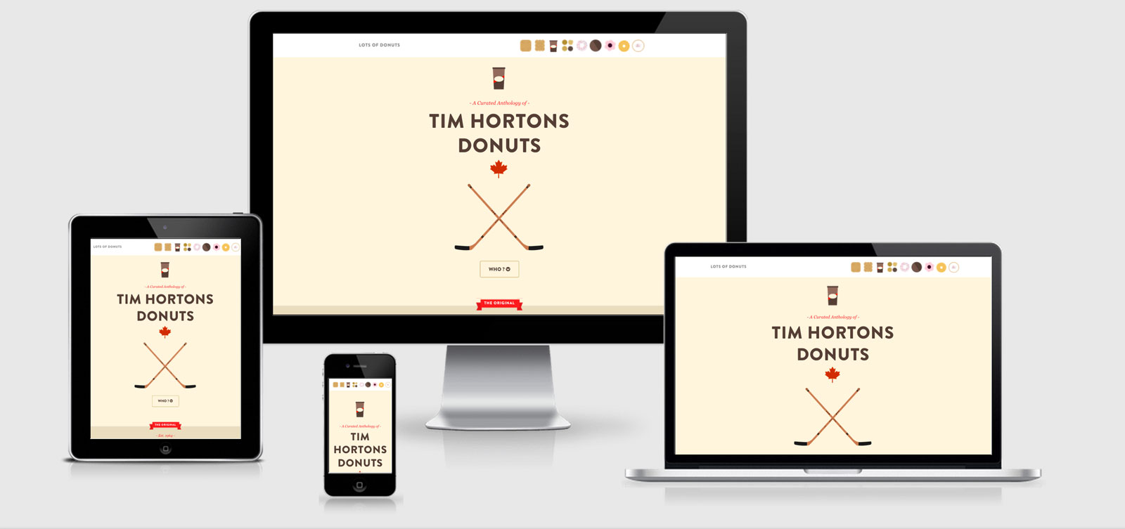 More Donuts responsive Design example